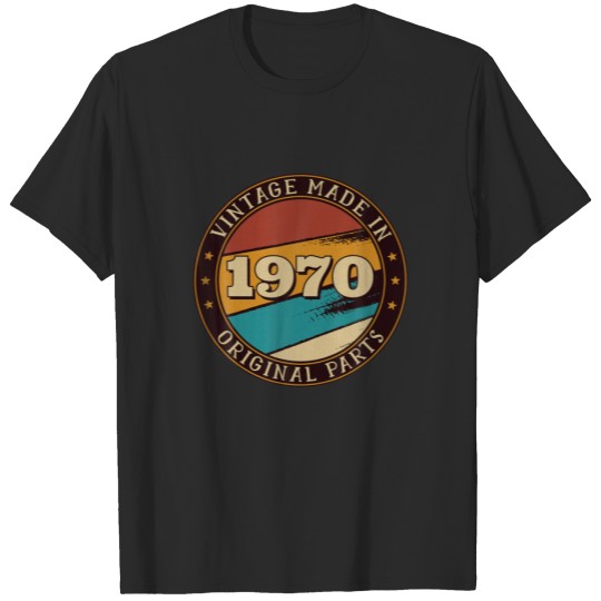 Funny 50Th Birthday Gift Vintage Made In 1970 Orig T-shirt