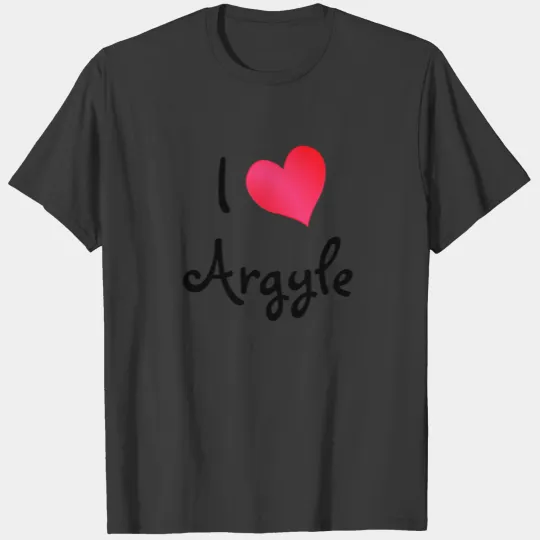 I Love Argyle T-shirt