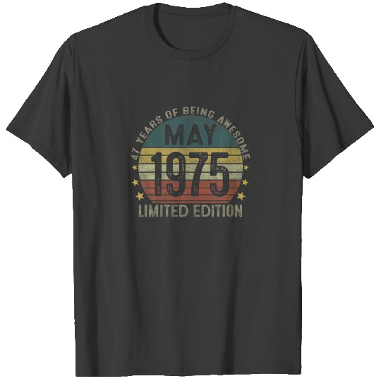 Discover 42Th Birthday My 42 Years Old Legend Since May 198 T-shirt