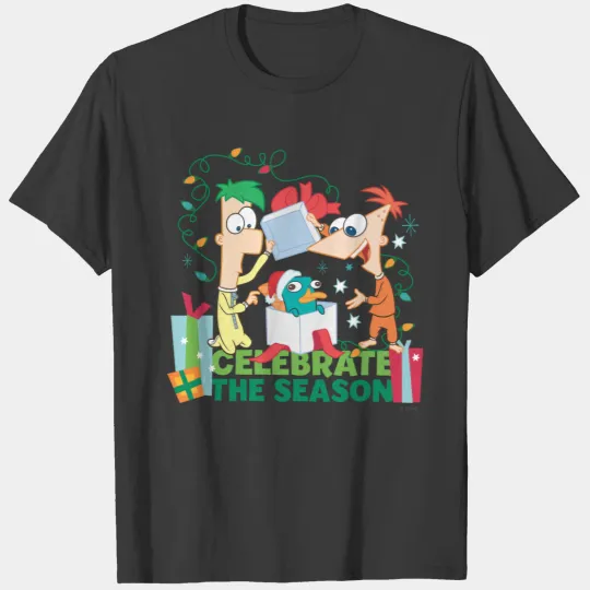 Phineas and Ferb Celebrate the Season T-shirt