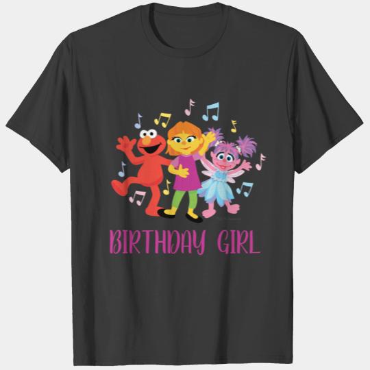 Sesame Street | Julia, Elmo & Abby - Birthday T-shirt