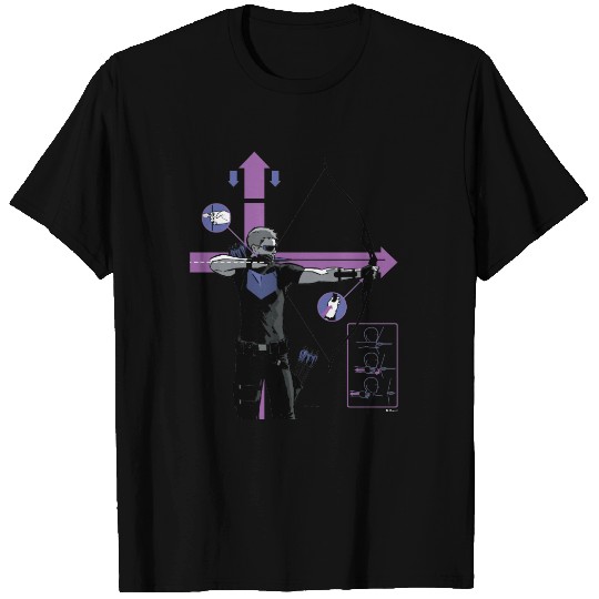 Hawkeye Technique Infographic T-shirt