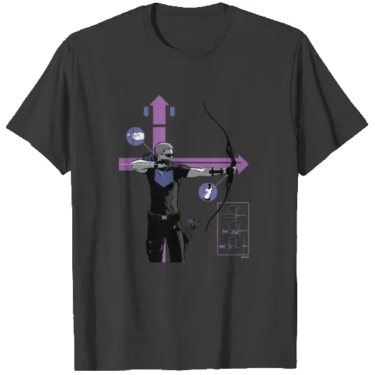 Hawkeye Technique Infographic T-shirt