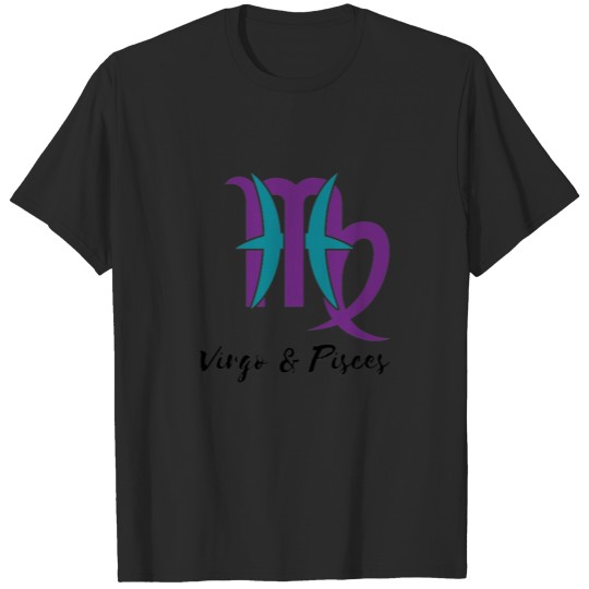 Virgo and Pisces Couples Zodiac Astrology T-shirt