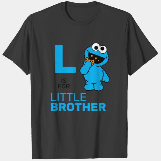 Cookie Monster | L is for Little Brother T-shirt