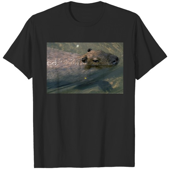 Discover Capybara swimming T-shirt