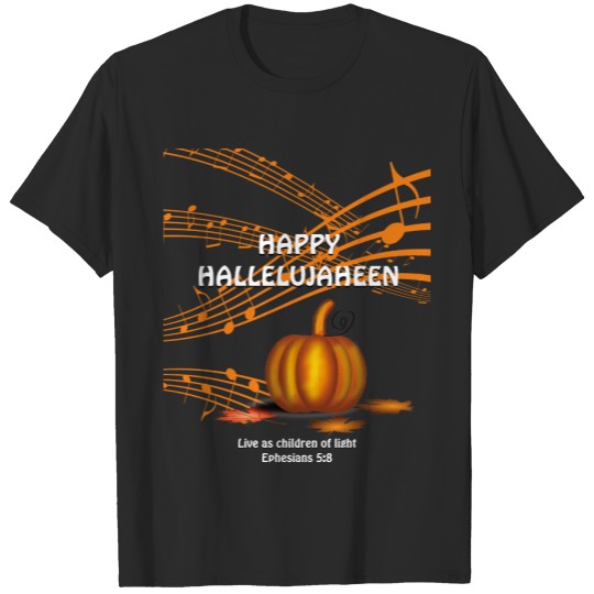 HALLELUJAHEEN | Pumpkin | Christian Halloween T-shirt