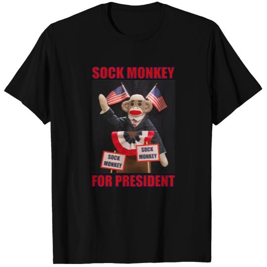 Sock Monkey for President T-shirt