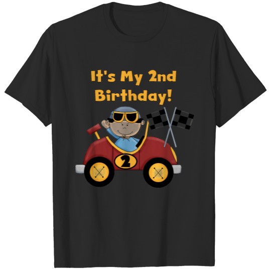 Discover Red Race Car 2nd Birthday Ts and Gifts T-shirt