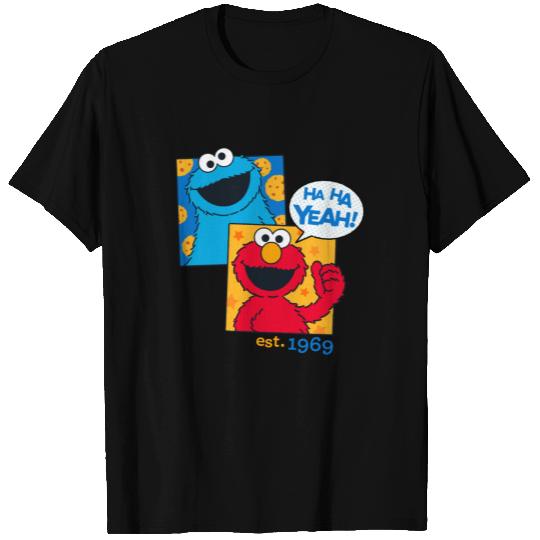 Cookie Monster & Elmo | Ha Ha Yeah T-shirt