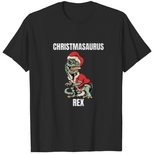 Discover Christmasaurus Rex Santa T Rex Dinosaur Christmas T-shirt