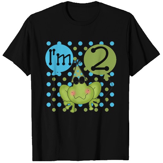 Frog 2nd Birthday Blue T-shirt