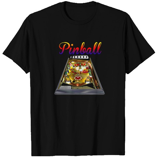 Retro Pinball Machine Design T T-shirt