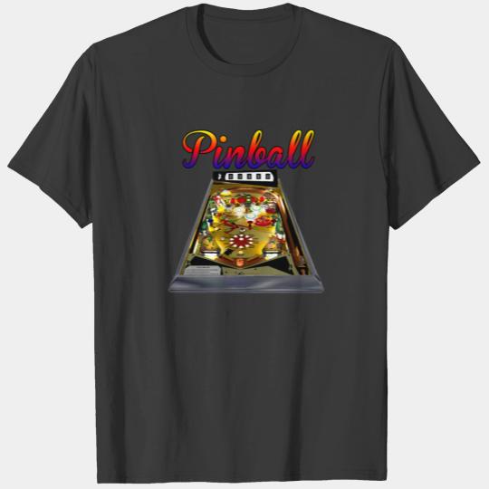 Retro Pinball Machine Design T T-shirt