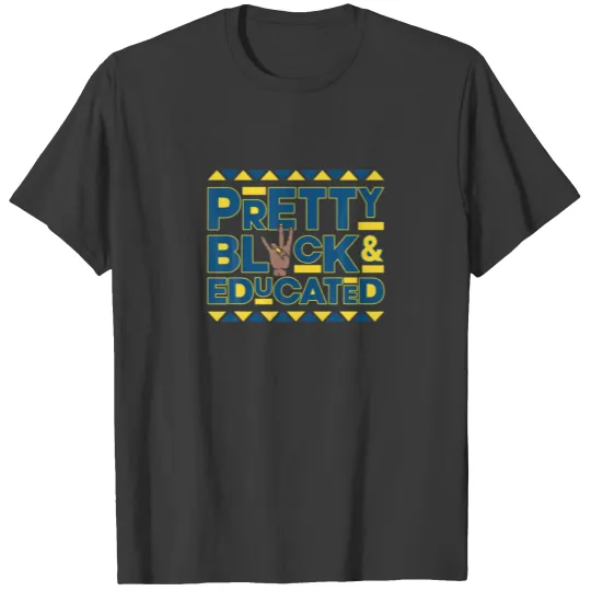Sgrho 1922 Pretty Sigma Hand Sign Gamma Black Rho T-shirt