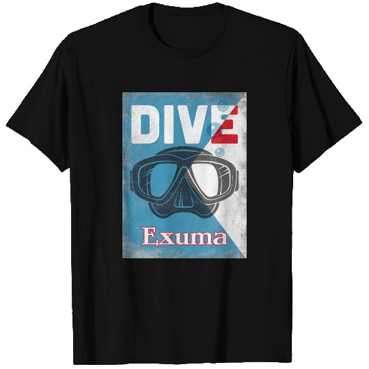 Exuma Vintage Scuba Diving Mask T-shirt
