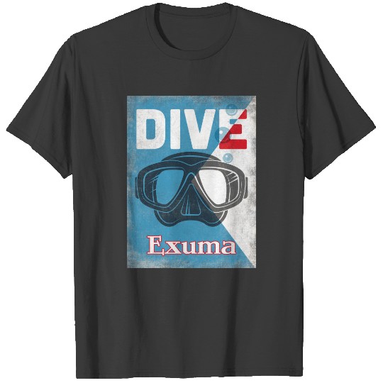 Exuma Vintage Scuba Diving Mask T-shirt