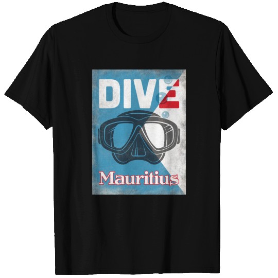 Mauritius Vintage Scuba Diving Mask T-shirt
