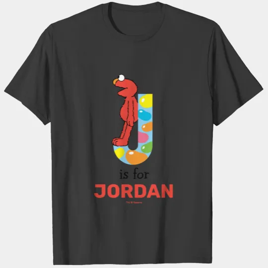 Elmo Alphabet | J Jelly Bean T-shirt