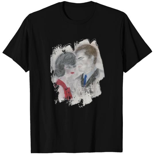 Retro 1960s Couple Splash Plus Size T-shirt