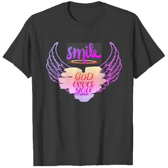 Smile! God Loves You! - Babies T-shirt