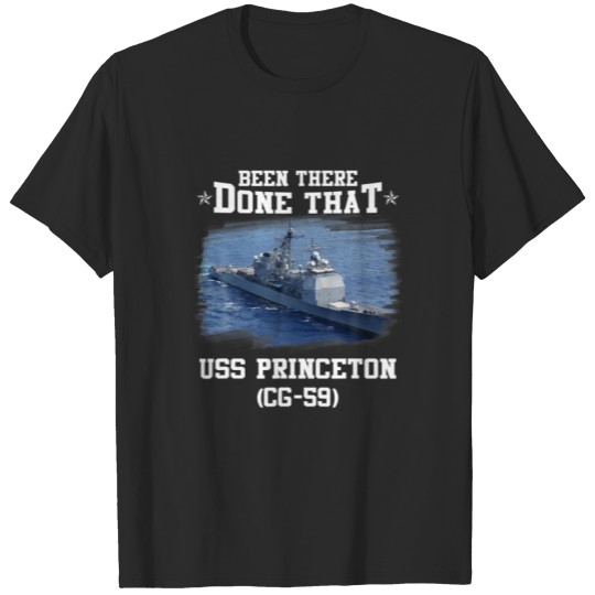 Discover USS Princeton CG-59 Ticonderoga Class Cruiser Fath T-shirt