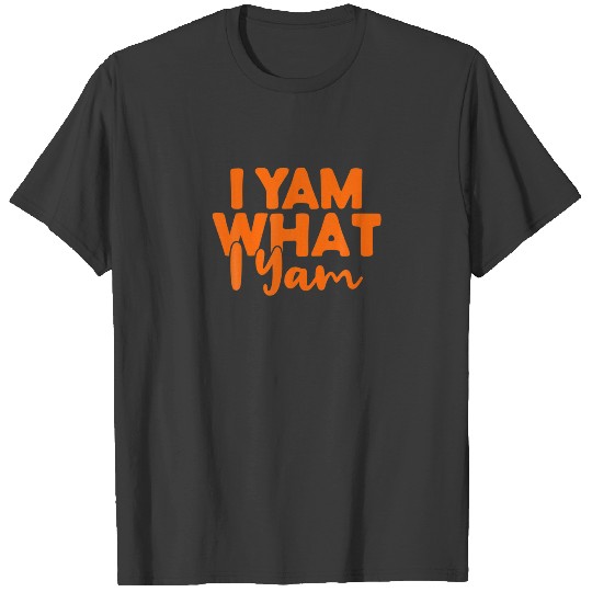 I Yam What I Yam - Thanksgiving Couple Matching Se T-shirt