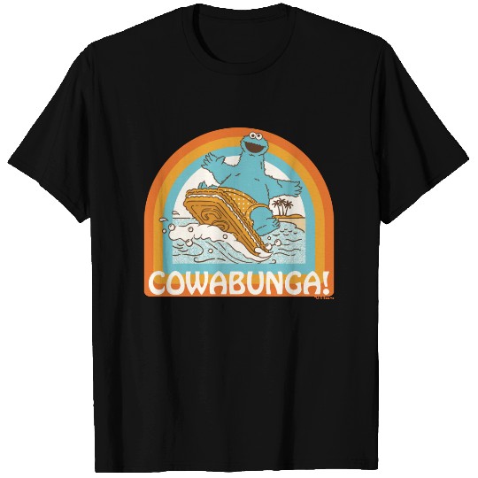 Cookie Monster Cowabunga! T-shirt