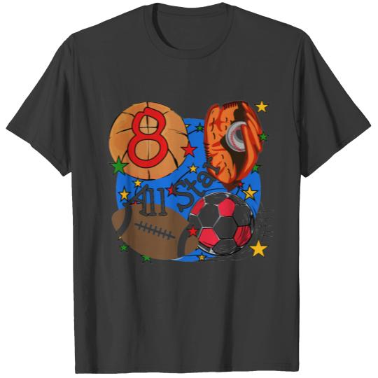 All Star 8th Birthday Ts and Gifts T-shirt