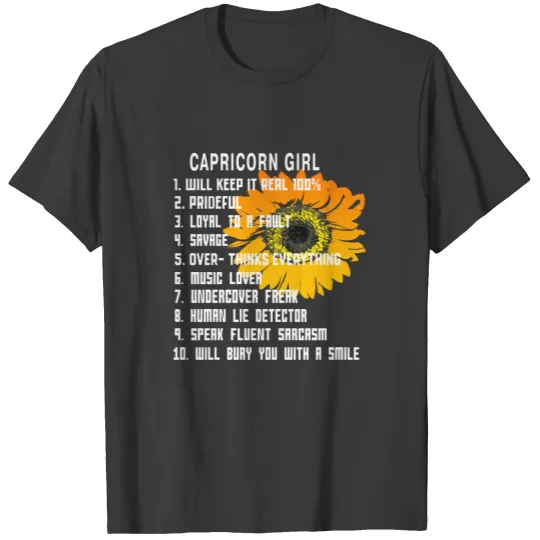 Capricorn Girl Sleeveless T-shirt