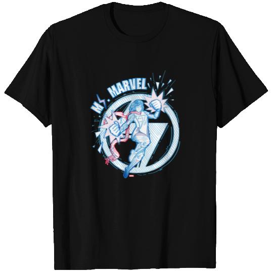 Ms. Marvel Notebook Sketch Badge T-shirt