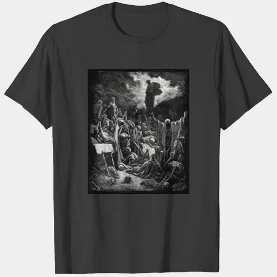 Discover Vision of the Valley of Dry Bones T-shirt