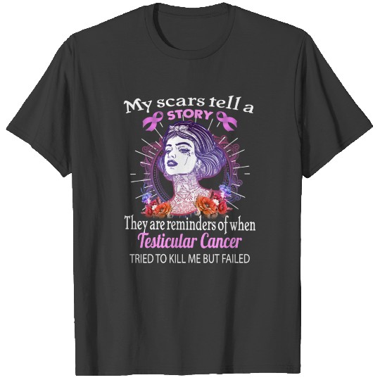 testicular cancer tried to kill me but failed gift T-shirt