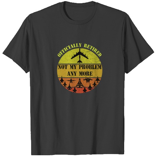 Proud Air Force Retired Grumpy Old Veteran Air For T-shirt