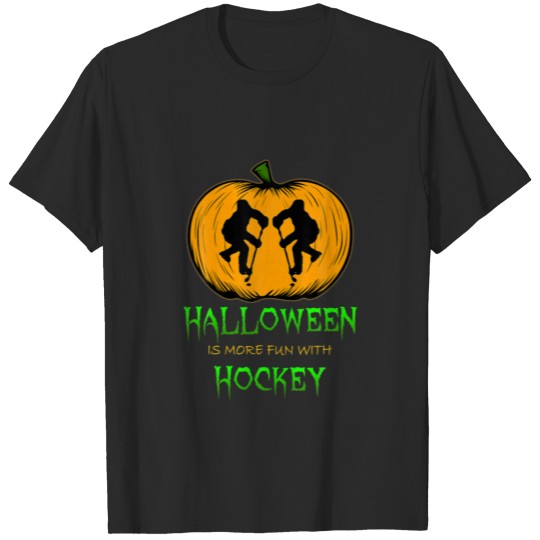 Discover Hockey Players Halloween Pumpkin Jack O Lantern Sp T-shirt