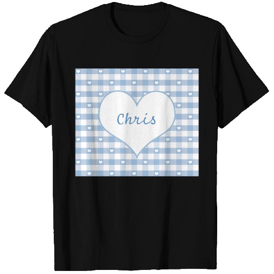 Hearts and Pastel Gingham Check T-shirt