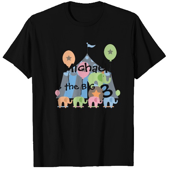 Circus Elephants Customizable Birthday T-shirt