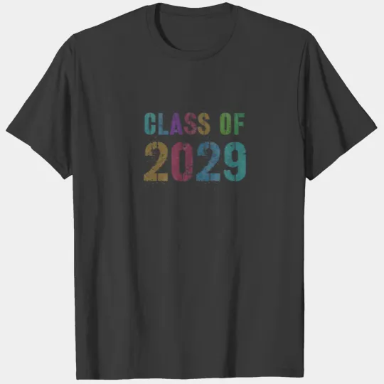 Vintage Future CLASS Of 2029 Graduation Goodbye 5T T-shirt