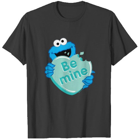 Cookie Monster "Be Mine" Valentine's Heart Candy T-shirt