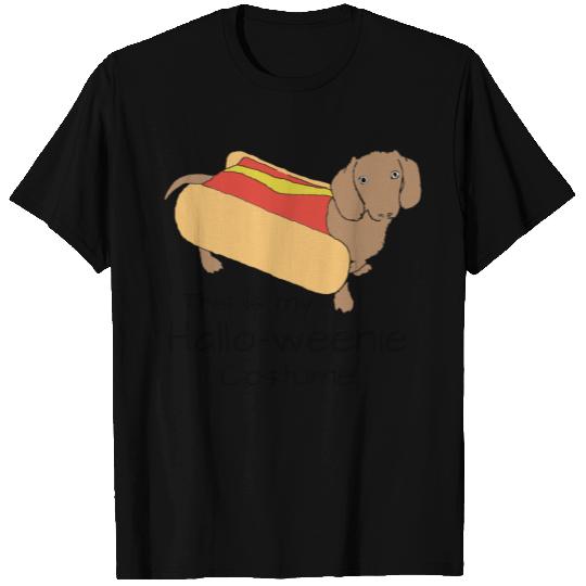 Hot Dog Hallo-Weenie Funny Weiner Dog T-shirt