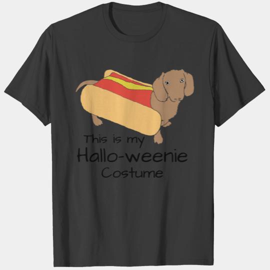 Hot Dog Hallo-Weenie Funny Weiner Dog T-shirt