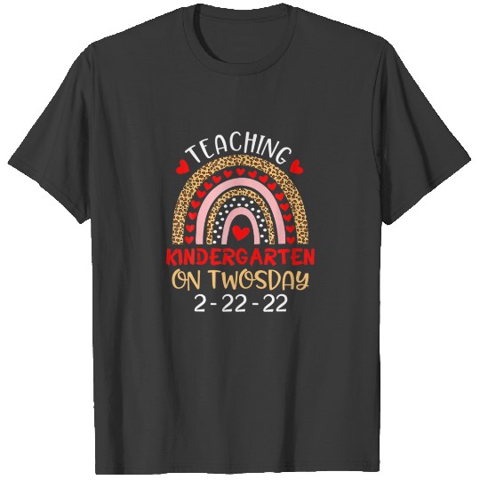 Discover Teaching Kindergarten On Twosday 2-22-22 22Nd Febr T-shirt