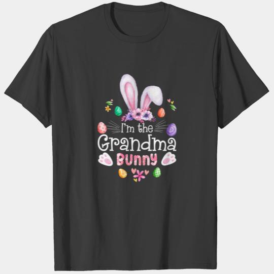 I'm The Grandma Bunny Happy Easter Day Cute Bunny T-shirt