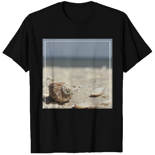 Seashells On Sand By The Sea T-shirt