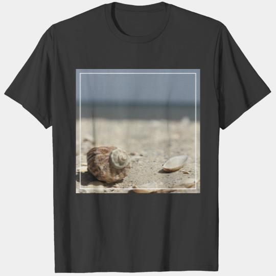 Seashells On Sand By The Sea T-shirt