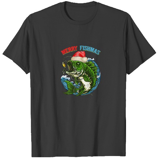 Holiday Christmas Matching Family Merry Fishmas Fi T-shirt