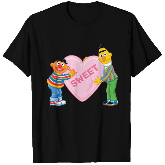 Ernie & Bert Big Valentine's Heart T-shirt