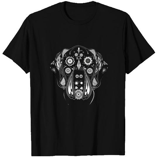 Black and White big dog T-shirt