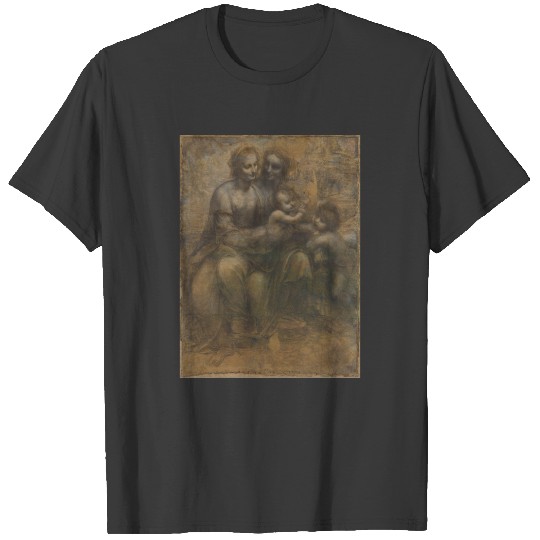 Virgin and Child with St Anne by Leonardo da Vinci T-shirt