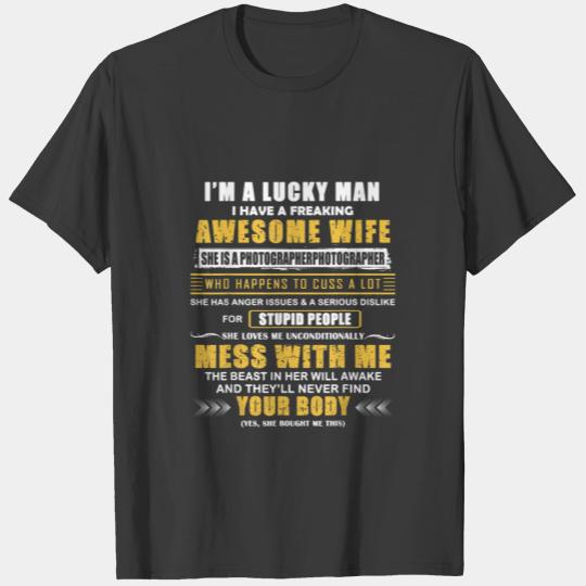 Funny I Have A Freaking Awesome Wife A Photograph Sleeveless T-shirt
